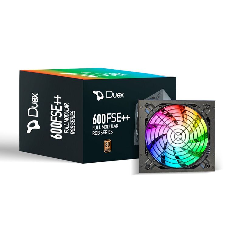 Fonte de Alimentação DX 600FSE++ RGB 600W