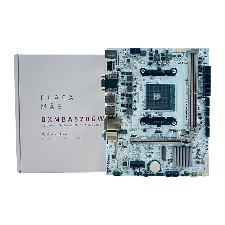 Placa Mãe DXMBA520GW M.2 AMD Ryzen AM4 DDR4