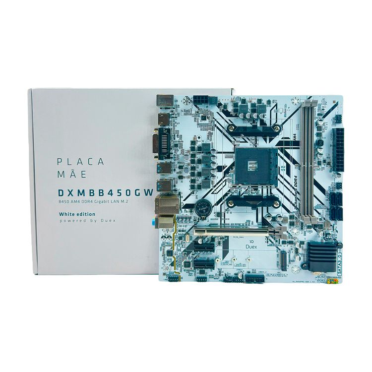 Placa Mãe DXMBB450GW M.2 AMD Ryzen AM4 DDR4