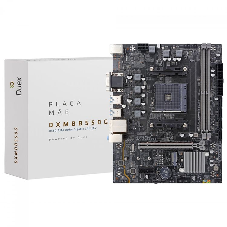 Placa Mãe DXMBB550G M.2 AMD Ryzen AM4 DDR4