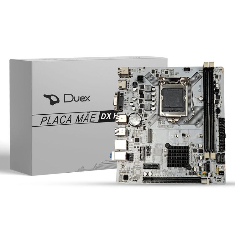 Placa Mãe DX H81ZG M.2 Intel LGA 1150 DDR3 White Edition